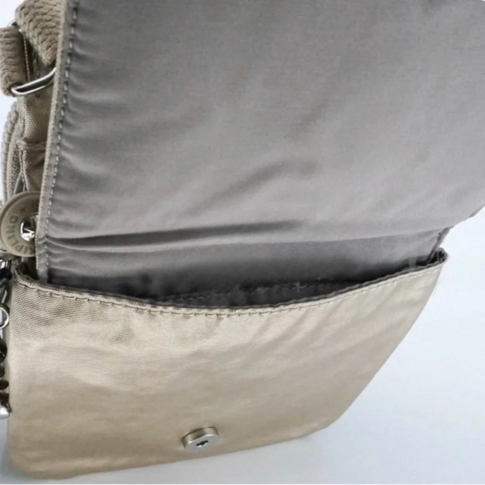 Kipling Eldorado Crossbody Organizer Bag Toasty Gold